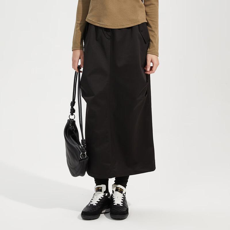 Women's Elegant Versatile High-Waist A-Line Mid-Length Skirt