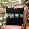Band  SSeconds of SSummerS Cushion Cover Soft Plush Throw Pillow Cover DoubleSided Decorative Case Sofa Bedroom Home Decor