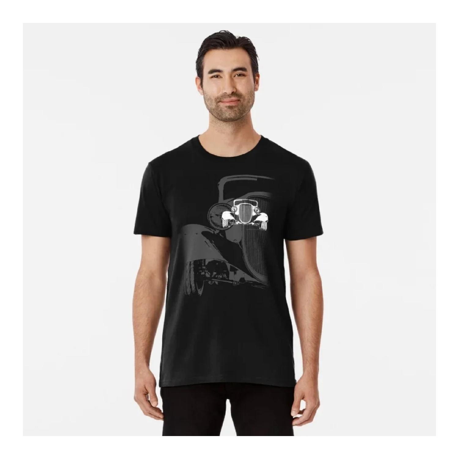 

Classic 1933 Coupe. Vintage Car Fans Gift T Shirt XXXXXL чорний