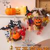 Halloween Pumpkin Lantern: Door Hanging Ornament for Party and Festival Decor