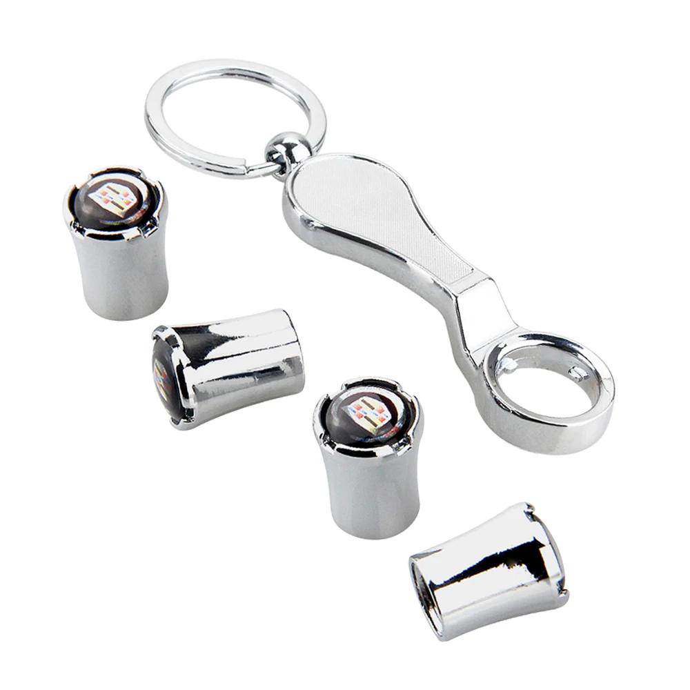 Car Wheel Tire Valve Stem Cap With Wrench for Cadillac Escalade CTS ATS SRX Deville BLS XT4 XT5 XT6 STS XTS SLR XLR CT4 CT5 CT6 zg2