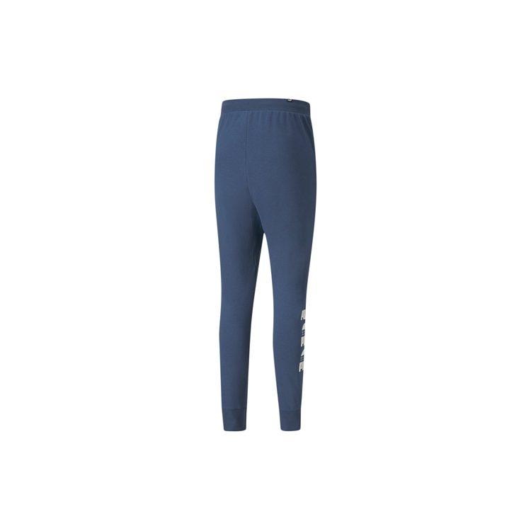 PUMA Knitted Sweatpants Men's Dark Denim Blue Moderate Sweatpants 582765-43