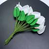 144pcs Mini Calla Lily Foam Flowers for DIY, Wedding, Candy Box Decorations