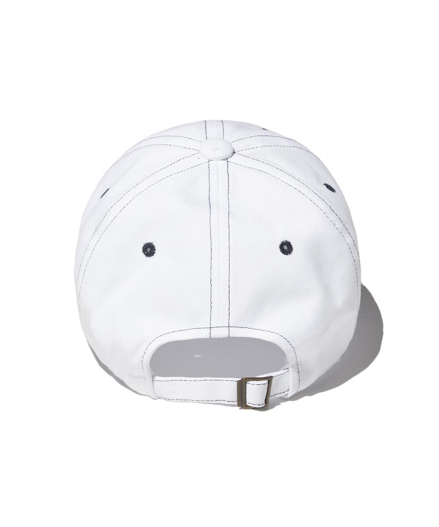 1993STUDIO Wave Logo Ball Cap_White