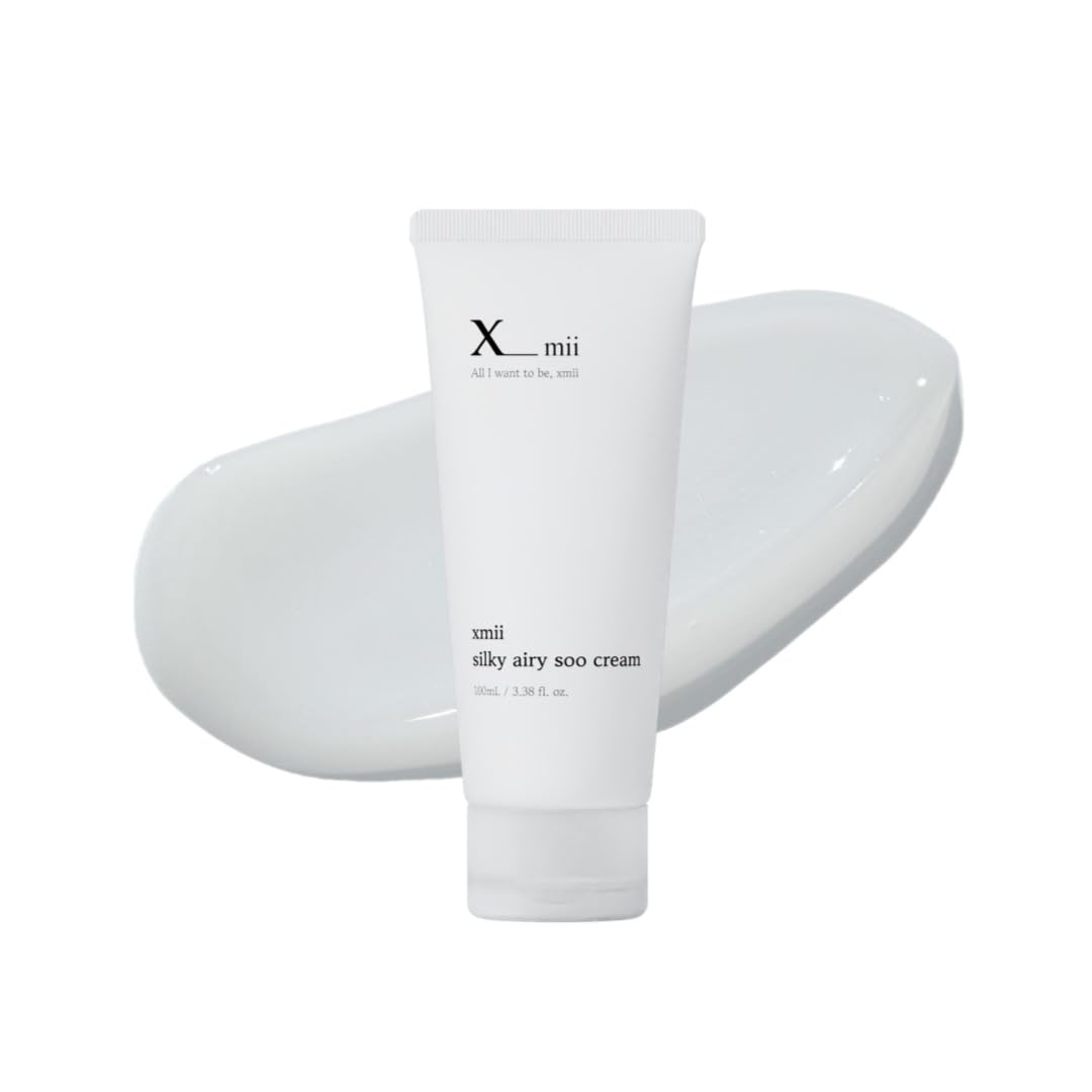

[XMII Official] Xmii Silky Airy Soothing Cream - Hyaluronic Acid, Cica, Pore Care, Moisture Relief, Hydration Cream, Korean Skincare (100ml)