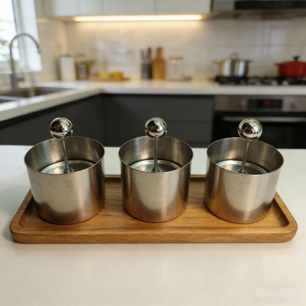 Purple Rice Taro Cheese Mold - Stainless Steel Sushi Shaping Tool for Plating & Decoration.