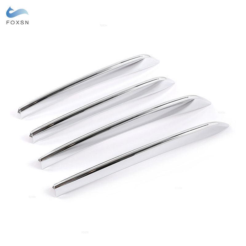 For Mercedes Benz GLC Class X253  ABS Chrome Car Accessories Front Fog Light Strips Air Intake Grille Cover Trim