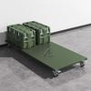 Green Movable Mesh Storage Cage