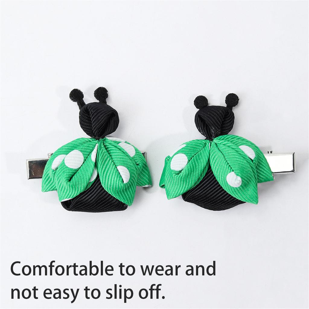 Girls Hair Clip Ladybird Women Kid Hairgrips Colorful Headdress Barrettes Beetle Shape Sweet 2000s Girls Hairpins