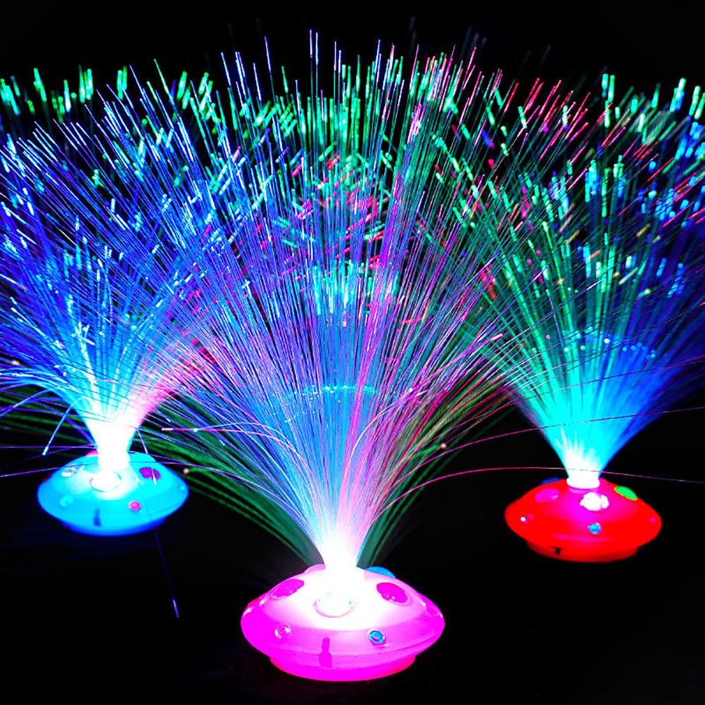 Tatil Partisi Ev Dekorasyonu LED Renkli Fiber Optik Fener Dekorasyon Lambası Oturma Odası için