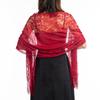 Scialle da donna in pizzo da sera, scialle da sposa, con nappa, cappella, velo, sciarpa, vintage, chiesa cattolica, messa, copricapo latino