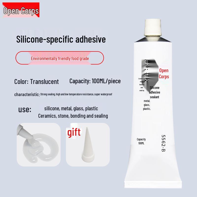 Transparent Waterproof Silicone Sealant for Car Rubber Strips - Flexible & Heat Resistant