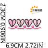 Smile Face Life Inspirational Words Embroidery Cloth Sticker Motivates English Patch Decoration Embroidery Mark Love Yourself Chapter Sticker