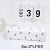 Korean Polka Dot Large Capacity Square Pencil Case, Student Stationery Bag