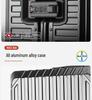 20-Inch Women's & 26-Inch Men's Aluminum-Magnesium Alloy Suitcase with Metal Telescopic Handle & Password Lock.