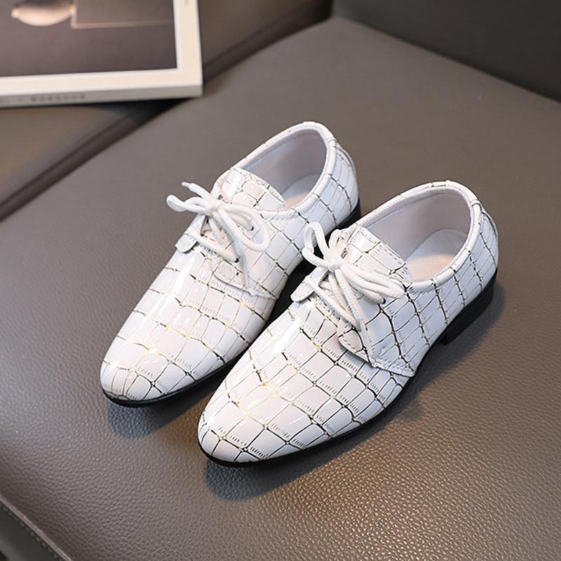 Boys Shoes Kids Flats Causal Children's Wedding Shoes Toddlers Black Fashion Student School Performance