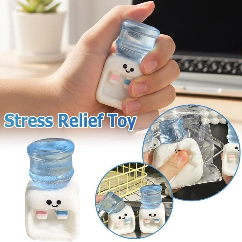 Squishy Water Dispenser Squeeze Toy Funny Stress Relief Decompression Fidget Toy for Adults and Friends Squeeze Anti Stress Toy