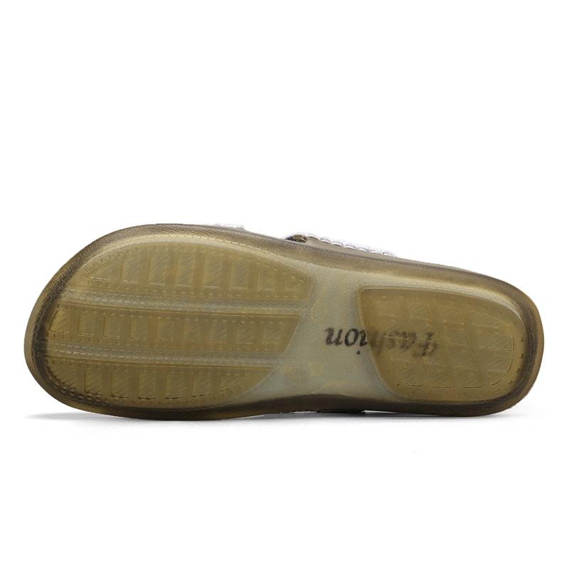 Men's Summer Comfort Shoes New Fashion Flip Flops Classic Hollow Out Slippers Casual Indoor Beach Footwear Zapatos Hombre