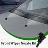 Front Windshield Washer Nozzles, Washer Nozzle Kit, 2PCS | Washer Spray Jet Kit Compatible with Most Vehicles, Replaces
