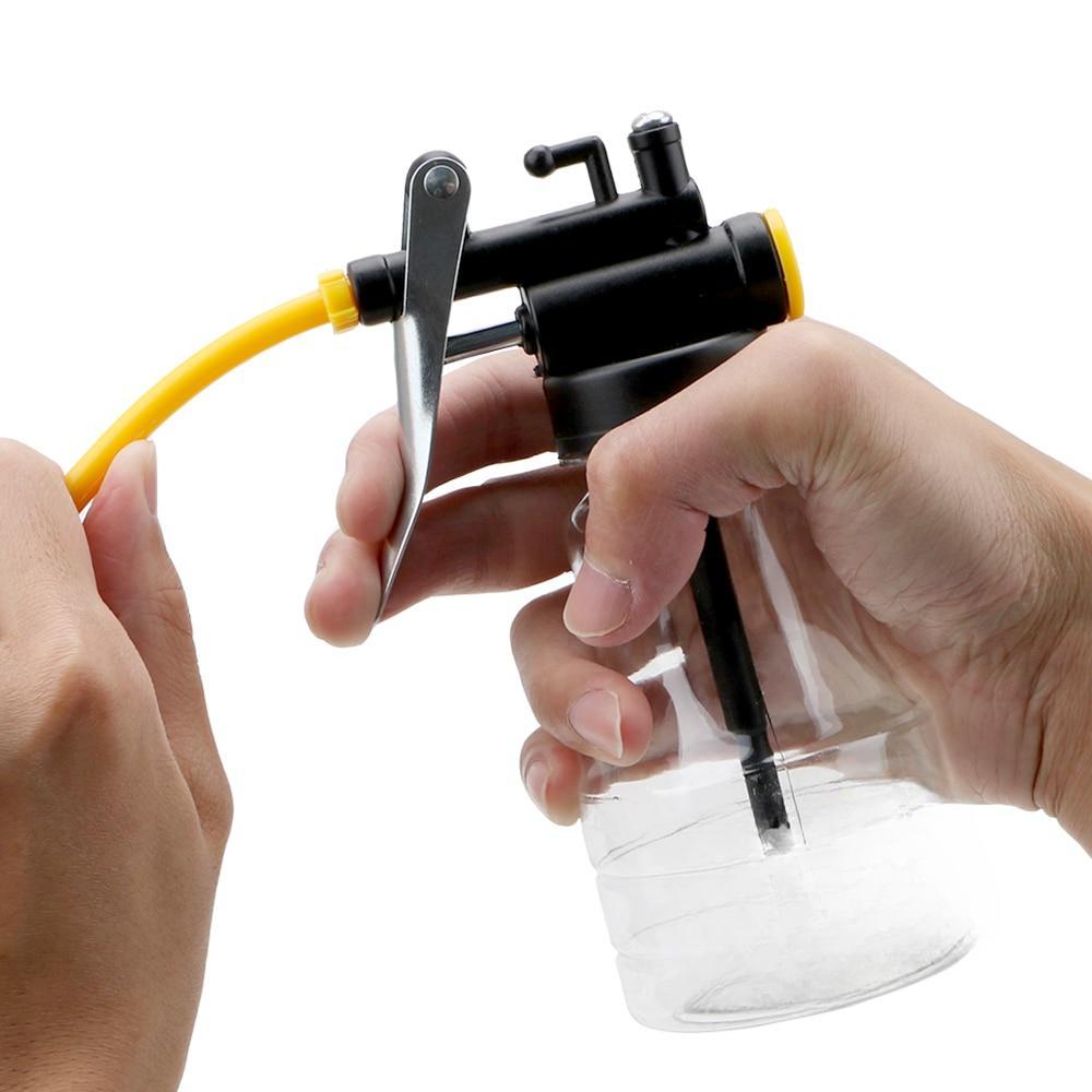 1PC 250ML High Pressure Oiler Grease Flex Gun Oil Pump Cans Hand Tools Lubricator Clear Oil Can