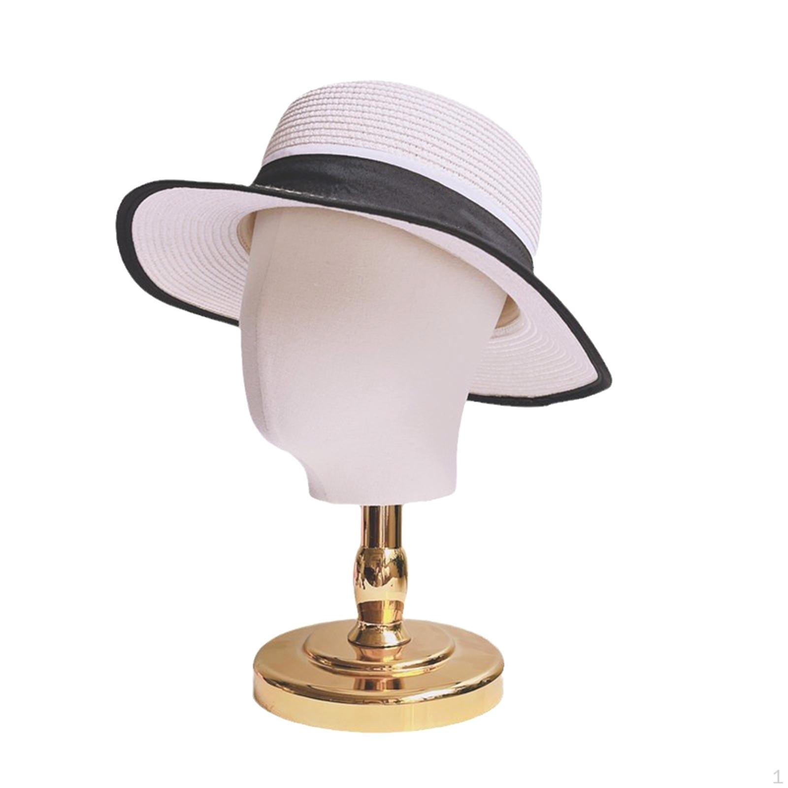 Голова куклы, изготовление париков, подставка для стильных шляп, держатель для шарфа золотой