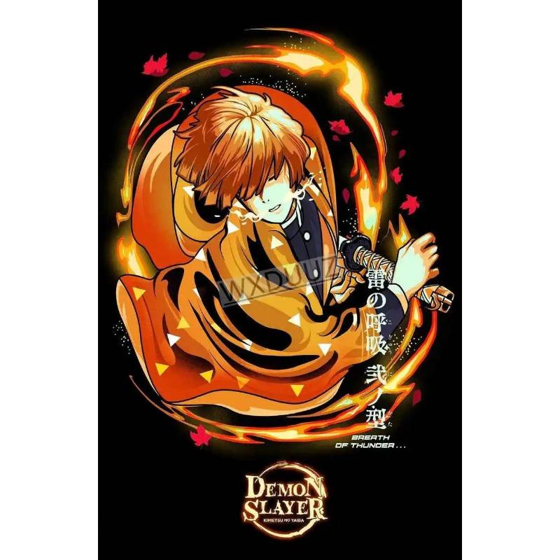 Abstract Modern Japanese Anime Demon Slayer Poster Character Canvas Painting Print Design Office Home Wall Decor Pictur Posters