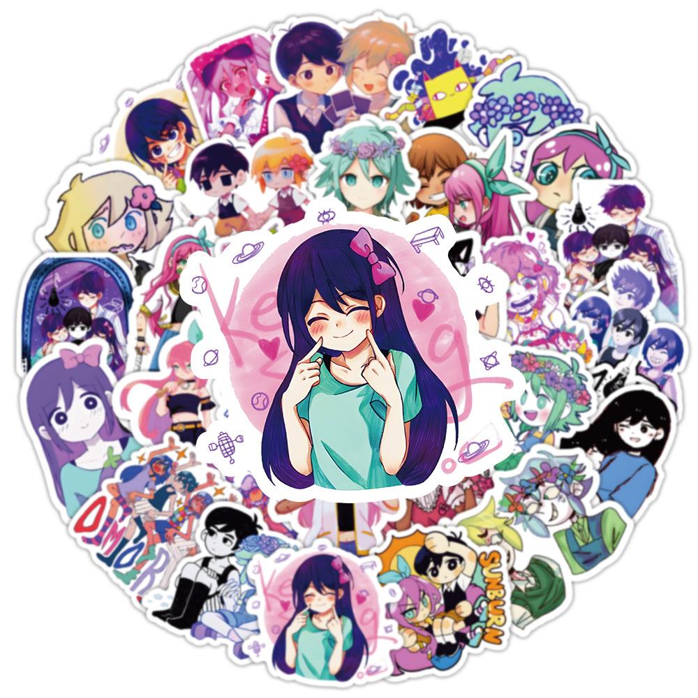 10/30/50pcs Funny Game Omori Anime Stickers Cute Graffiti Decals DIY Suitcase Motorcycle Laptop Waterproof Cool Cartoon Sticker