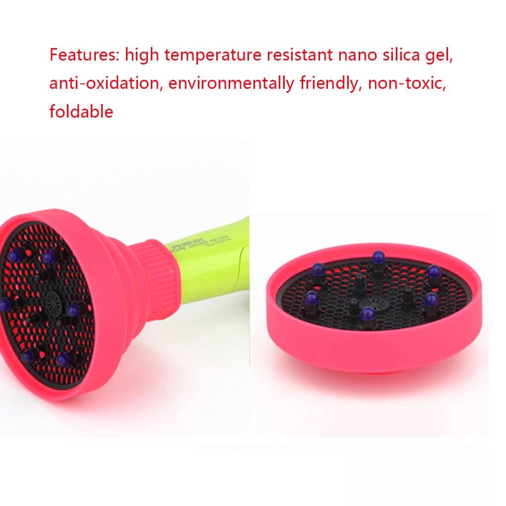 Buy Universal Silicone Blower Cover Hairdressing Salon Curly Hair Dryer  Folding Diffuser Hood at affordable prices — free shipping, real reviews  with photos — Joom