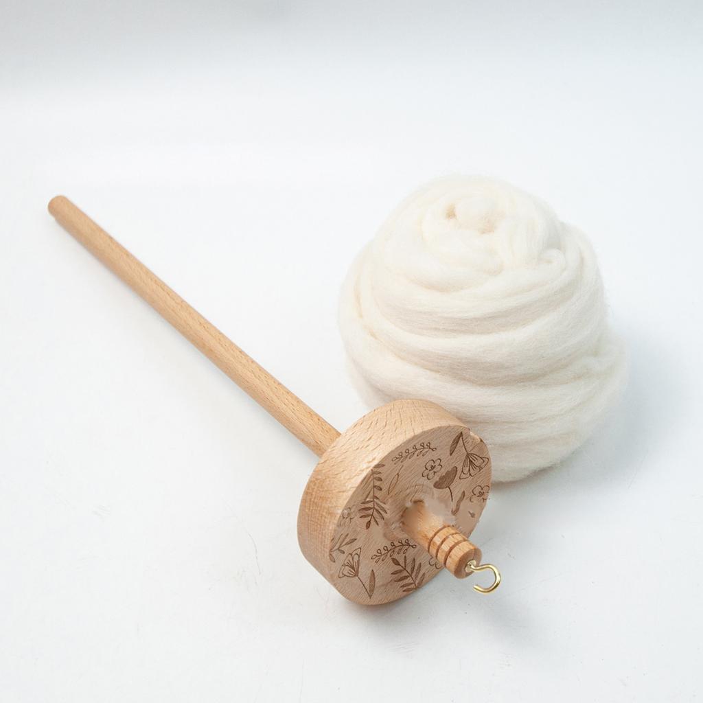 Top Whorl Drop Spindle Hand Carved Yarn Spindle Wooden Spindle Easy To Use Spinning Sewing Tool Gift for Beginners