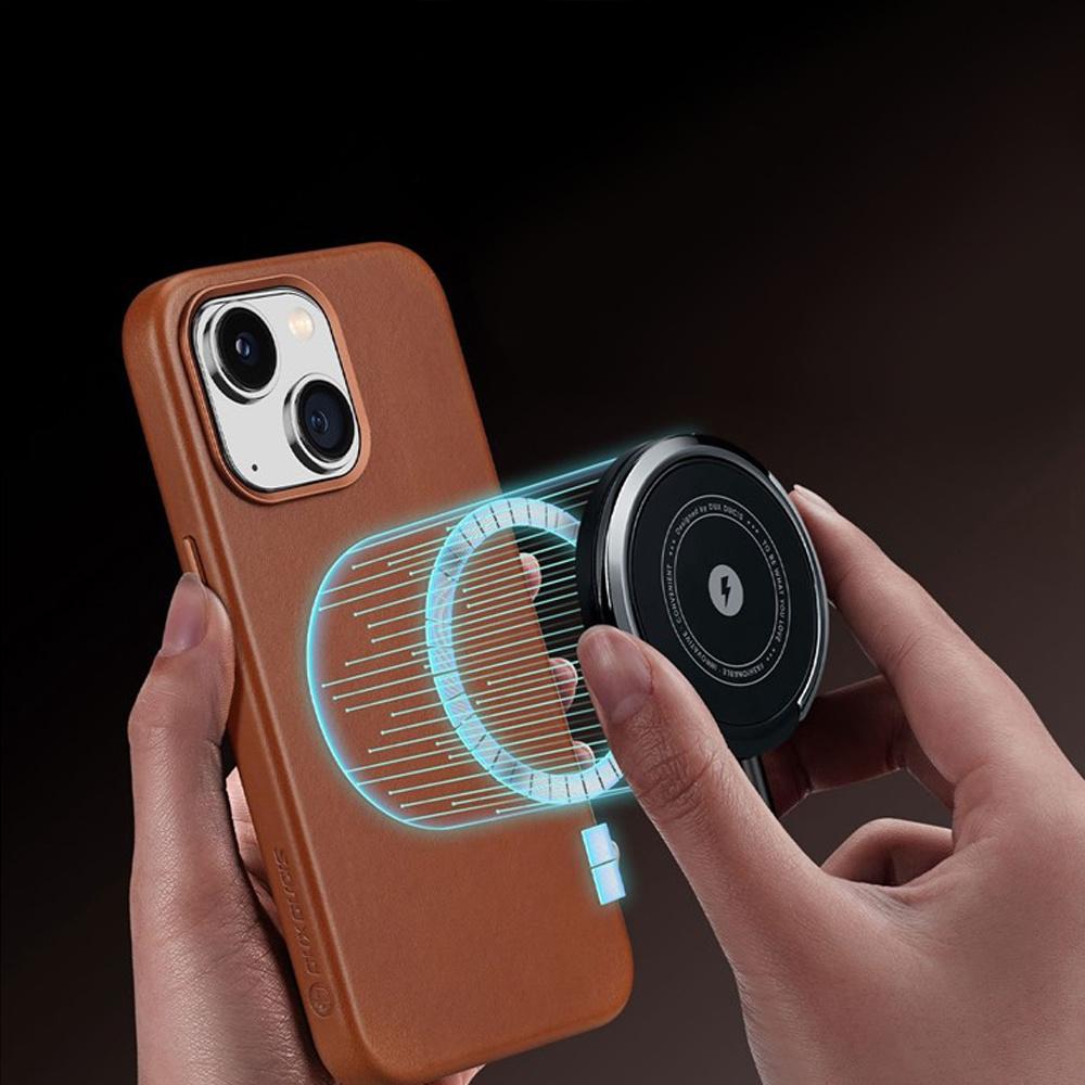 iPhone 14 Case, Dux Ducis Max Naples, Brown