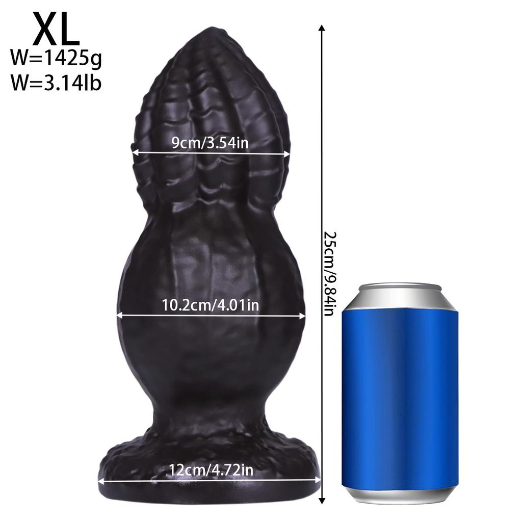 Extra Großer PVC Weicher Dildo Fisting Analplug Masturbator Saugfuß Analdilatator Erwachsenen Sexspielzeug Großer Schwanz Strap-on Penis
