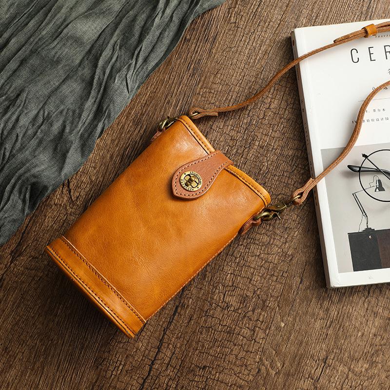 

Johnature Leisure, женская маленькая сумка из натуральной мягкой натуральной коровьей кожи, универсальные однотонные сумки на плечо и через плечо в стиле ретро жёлтый