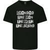 Grandad the Man Myth Legend Funny Mens Light Cotton T-Shirt