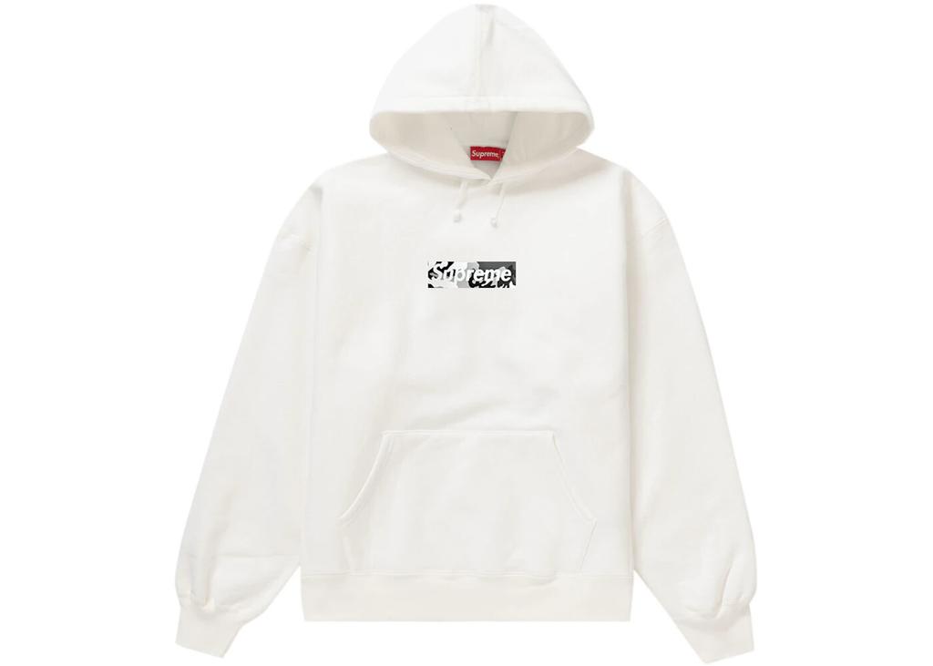 Supreme Miami Box Logo Hooded Sweatshirt White