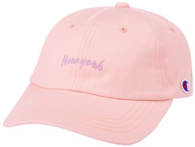 Champion Cap New York Logo Pink Cm 181-0198 56.5-58.5