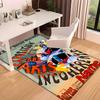 Custom personalization UFO Robo Grendizer Print Area Rug - Soft, Washable Non-Slip Indoor Mat,Living Room,Home&Office Decorative Rug