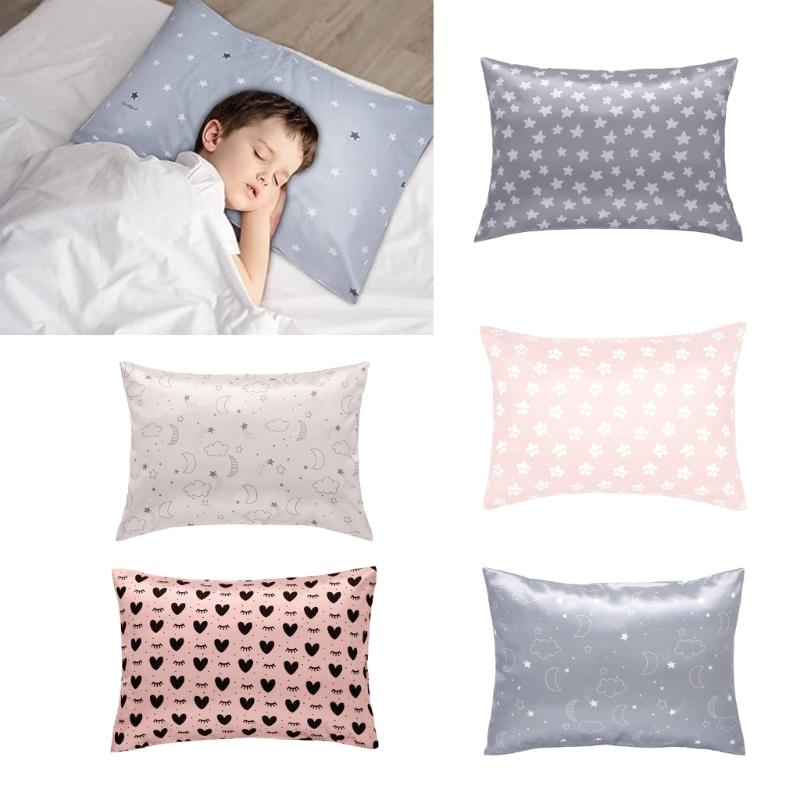 Soft Travel Pillowcase Baby Pillowcases Breathable Pillowcase for Boys Girls Kids Pillow Bedding Pillow Cover 36x49cm