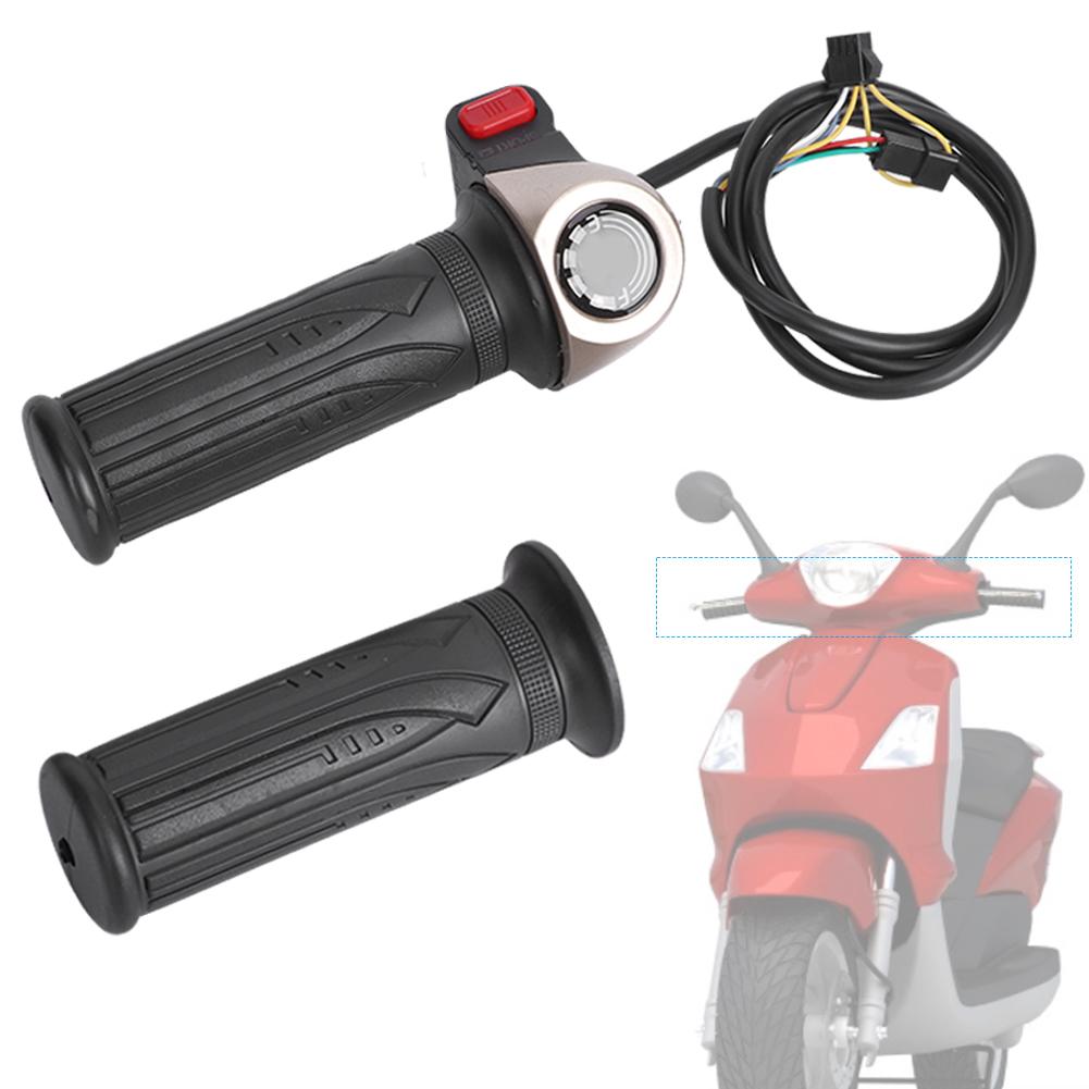 Manșon accelerație universal pentru bicicletă electrică, stocare energie baterie litiu cu buton, viteză multifuncțională