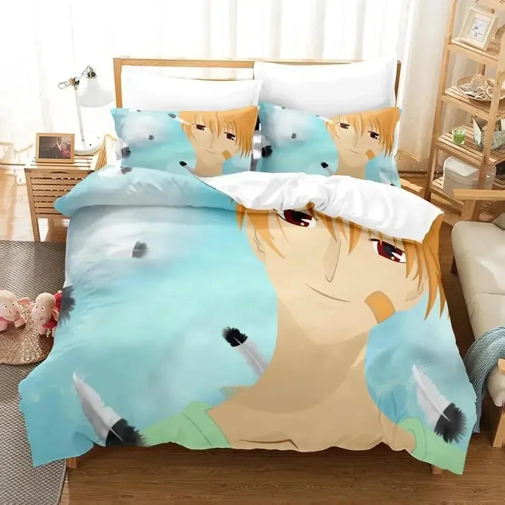 Comforter 3D Print Anime Personality Fruits Basket Bedding Set Single Twin Full Queen King Size Bed Set Adult Kid Bedroom S