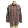 Women Shirt Lapel Long Sleeve Flap Pockets Single Breasted Shirt Plaid Print Loose Fit Breathable Comfortable Casual Fit Shirt
