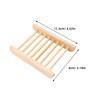 10 Pcs Dish Wooden Soap Holder Large No Punching Drain Rack Bathroom Wooden Natural Holder Shower Storage Tray Box