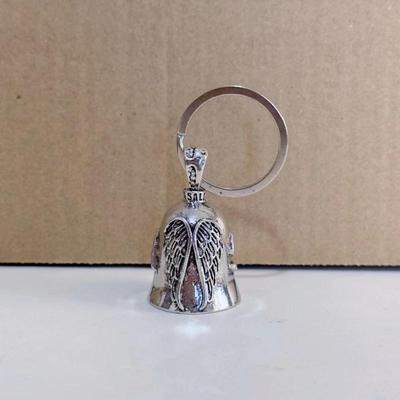 1 Piece Biker Riding Bell Pendant Riding Bell Angel Guardian Keychainportable Motorcycle Accessories For Biker Riders Gift