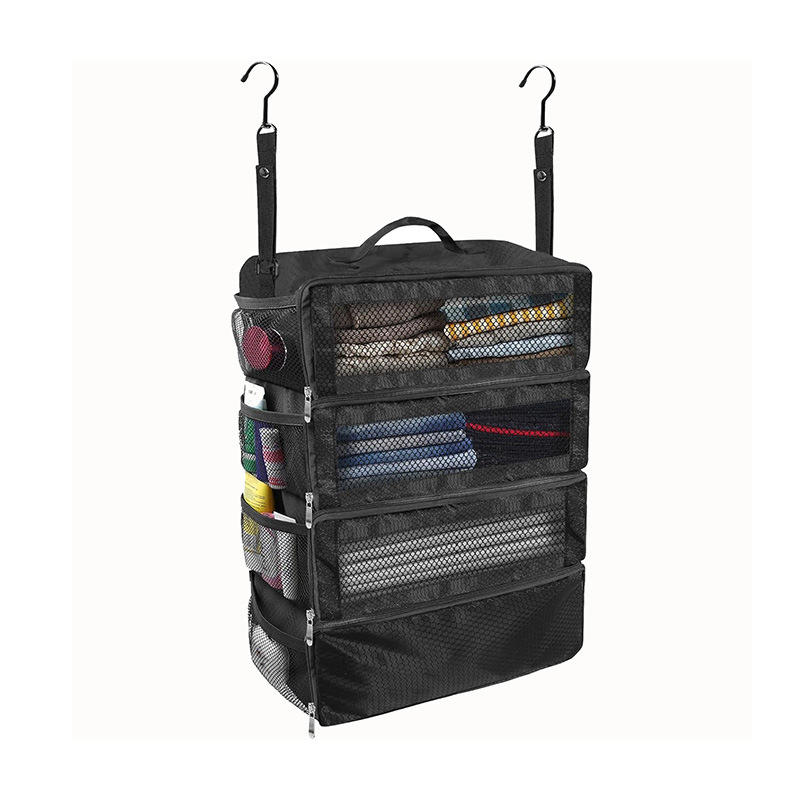 Large Capacity Foldable Multifunctional Clothing Storage Bag Wardrobe Hanging Clothing Storage Bag Multi-layer Storage