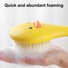 2Pcs Bath Brush Duck Design Gentle Exfoliation Deep Cleansing Bath Brush with Long Handle Ergonomic Grip Back Scrubber