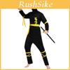 Costum Ninja Războinic Cool pentru Bărbați Adulți pentru Festivaluri și Spectacole pe Scenă din Material Poliester