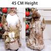 ABXMAS New Year 2024 Christmas Decorations For Home 45cm Santa Claus Doll Children Gifts Christmas Xmas Tree  Ornaments Navidad
