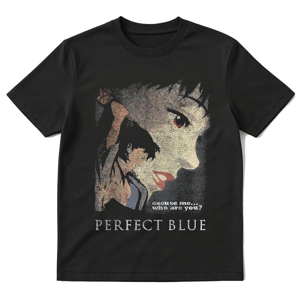 Anime Perfect Blue Mima Kirigoe Tshirts Unisexs Unisex Clothing Summer Fashion Harajuku Oversized Short Sleeve T Shirts Streetwear