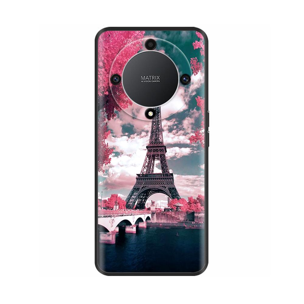 For Honor Magic6 Lite Case Honor Magic 6 5 4 Lite X9B Cover Funda TPU Soft Black Silicone Phone Cover Honor Magic 6 Lite 5G Case