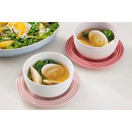 Le Creuset rice bowl 330ml rose quartz heat-resistant cold-resistant microwave oven dishwasher safe