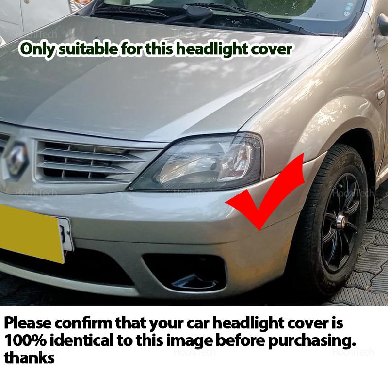 For Renault Dacia Logan L90 U90 F90 2009 2010 2011 2012 Transparent Glass Lamp Headlamp Cover Headlight Cover Shell Lampshade